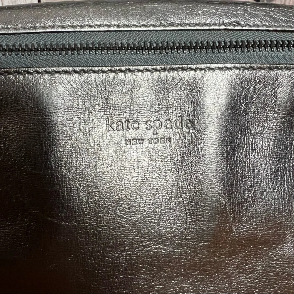 Kate Spade Metallic Silver Tablet Media Bag